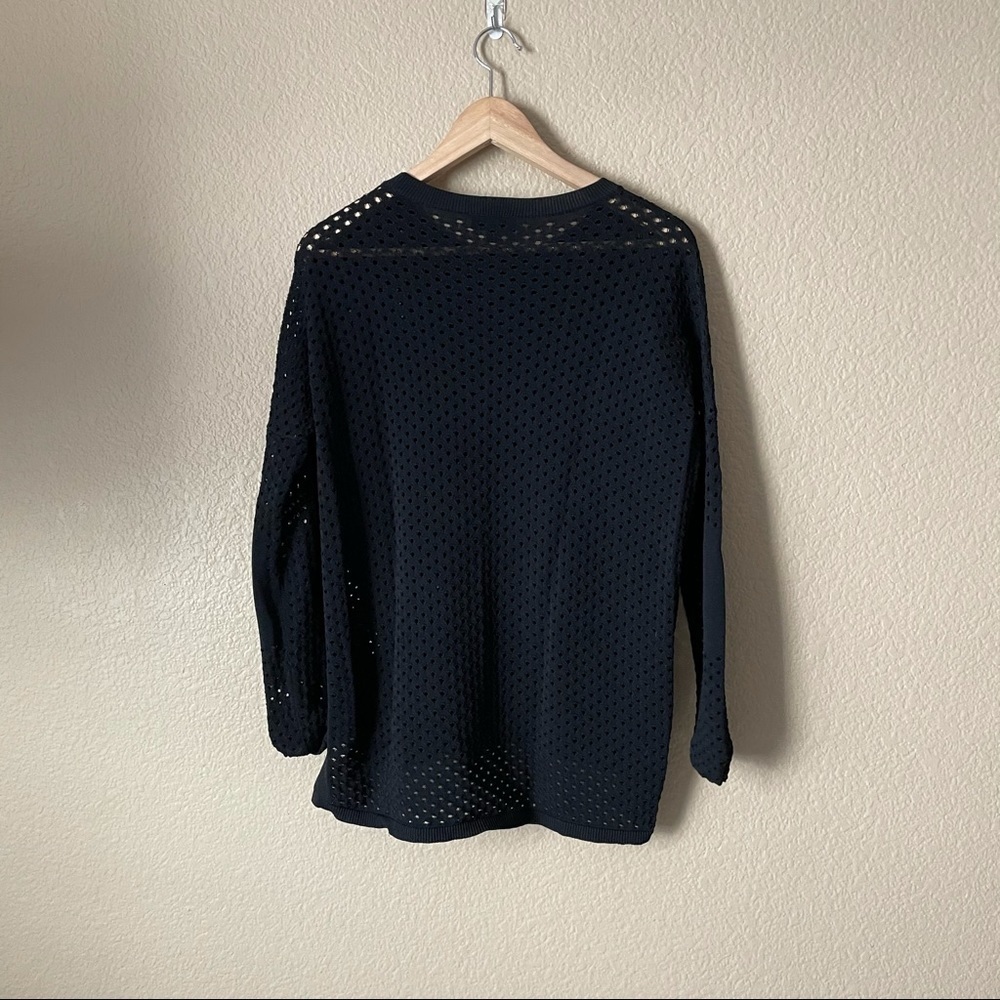 Topshop Paneled Pointelle Sweater - Picture 6 of 6